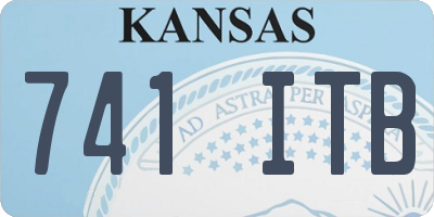 KS license plate 741ITB