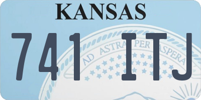 KS license plate 741ITJ