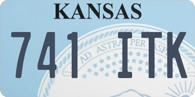 KS license plate 741ITK
