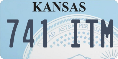KS license plate 741ITM