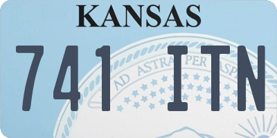 KS license plate 741ITN