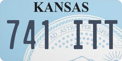 KS license plate 741ITT
