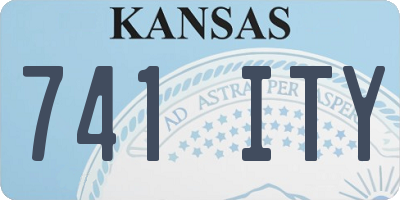 KS license plate 741ITY