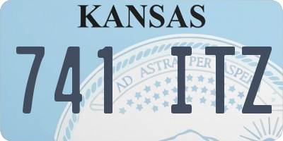 KS license plate 741ITZ