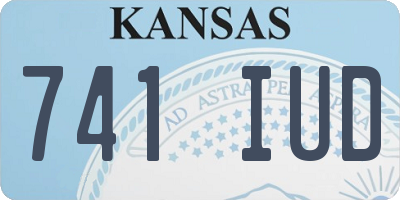 KS license plate 741IUD