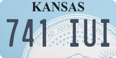 KS license plate 741IUI