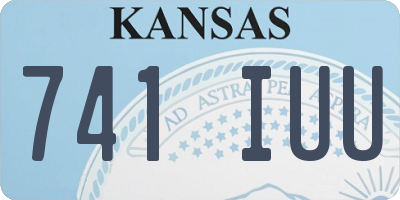 KS license plate 741IUU
