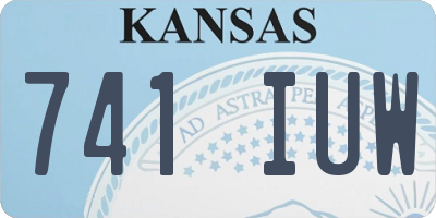 KS license plate 741IUW