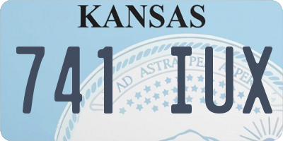 KS license plate 741IUX
