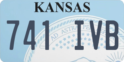 KS license plate 741IVB