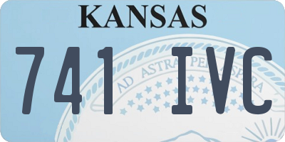 KS license plate 741IVC