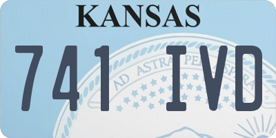 KS license plate 741IVD