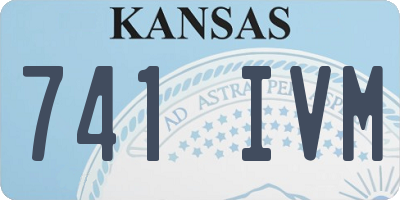 KS license plate 741IVM