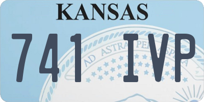 KS license plate 741IVP