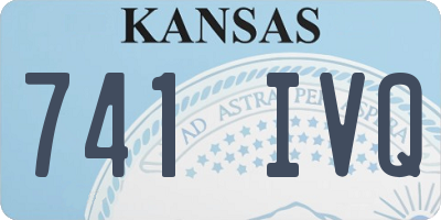 KS license plate 741IVQ