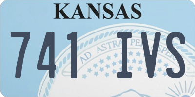 KS license plate 741IVS
