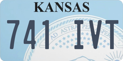 KS license plate 741IVT