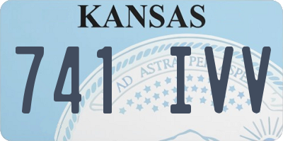 KS license plate 741IVV
