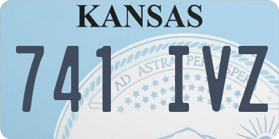 KS license plate 741IVZ