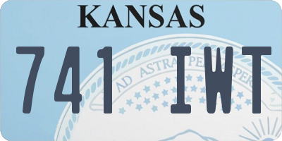 KS license plate 741IWT