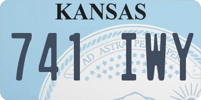 KS license plate 741IWY
