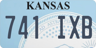 KS license plate 741IXB