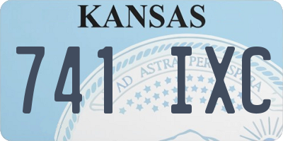 KS license plate 741IXC