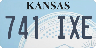 KS license plate 741IXE