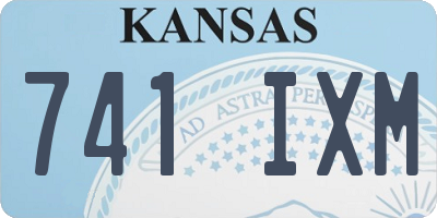 KS license plate 741IXM