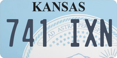KS license plate 741IXN