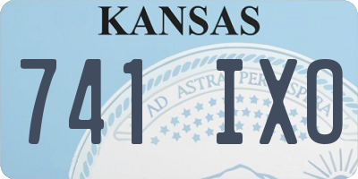 KS license plate 741IXO