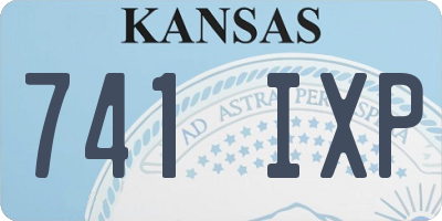 KS license plate 741IXP