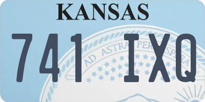 KS license plate 741IXQ