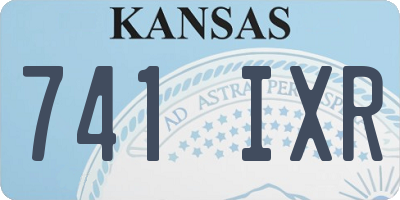 KS license plate 741IXR