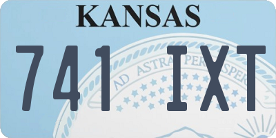 KS license plate 741IXT