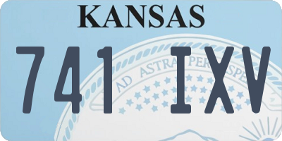 KS license plate 741IXV