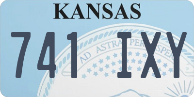 KS license plate 741IXY