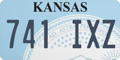KS license plate 741IXZ