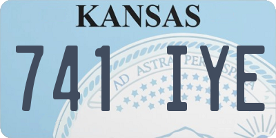 KS license plate 741IYE