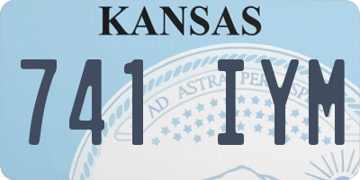 KS license plate 741IYM