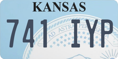 KS license plate 741IYP
