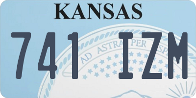 KS license plate 741IZM