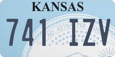 KS license plate 741IZV