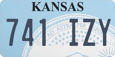 KS license plate 741IZY