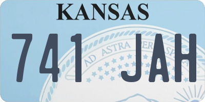 KS license plate 741JAH