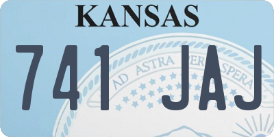 KS license plate 741JAJ