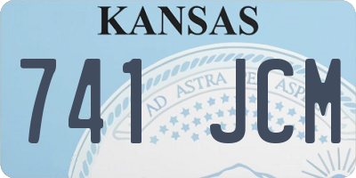 KS license plate 741JCM