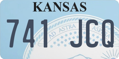 KS license plate 741JCQ