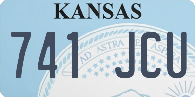 KS license plate 741JCU