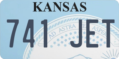 KS license plate 741JET